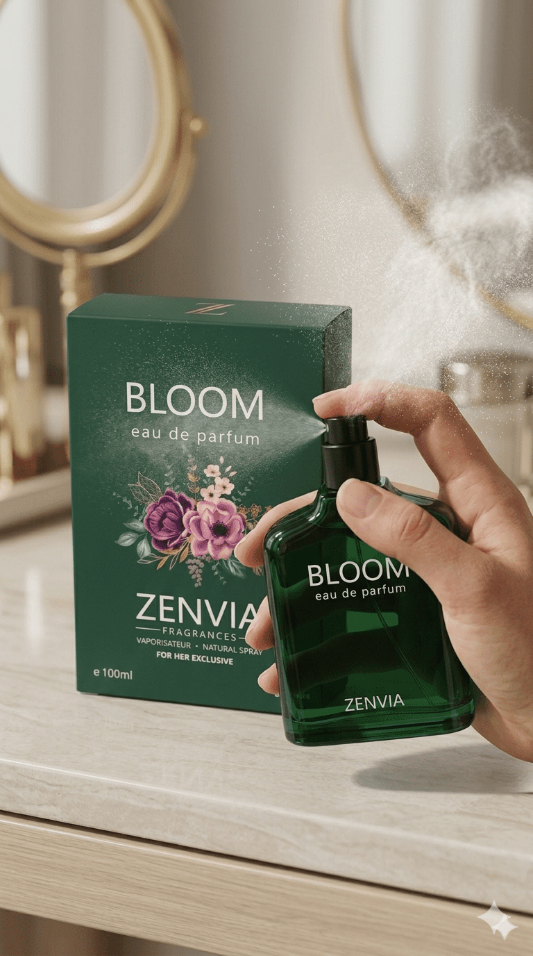 Premium Women Perfume Bottle by Zenvia