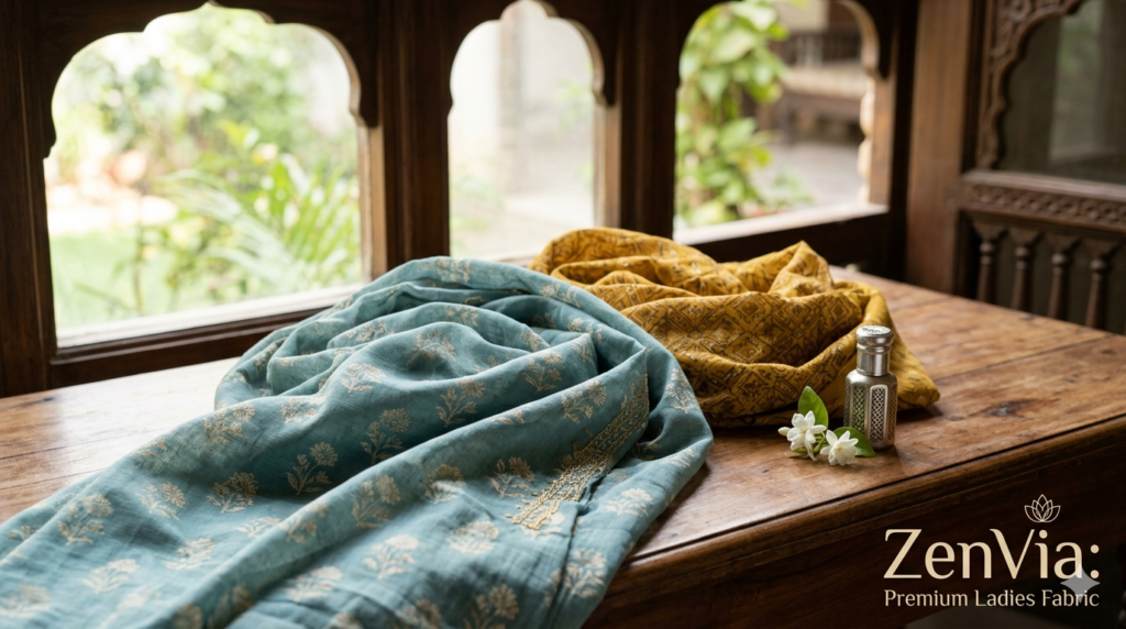 Zenvia Premium Ladies Unstitched Soft Lawn Suits - Fashion Brand in Pakistan