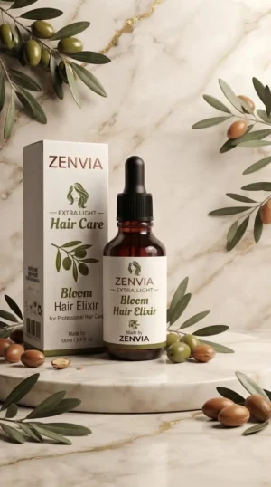 Zenvia Bloom Hair Elixir 100ml Bottle and Packaging